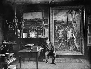 Sir John Gilbert Artist Imprime: Gilbert in Studio