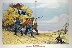 Vintage Cartoon Characters Imprime: The gleaner
