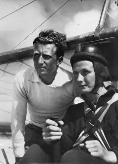 Transportation In The 1930s Imprime: Gliding Lesson