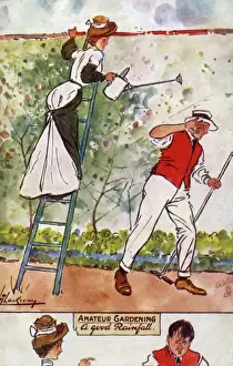Watering Can Illustration Imprime: A Good Rainfall