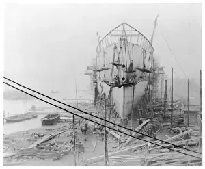London Docklands History Imprime: Great Eastern Built