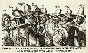 Gunpowder Plot Conspirators Imprime: Gunpowder Plot 1605