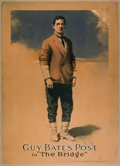 Vintage Advertisement Posters Imprime: Guy Bates Post in The bridge