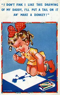 Historical Comic Art Imprime: HB Ltd Comic Postcard
