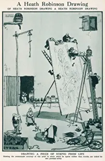 Un dibujo de Heath Robinson.