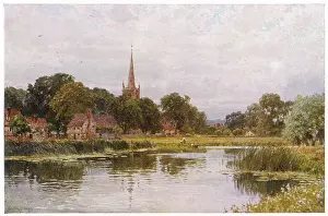 Huntingdonshire Imprime: Hemmingford Abbotts/1909