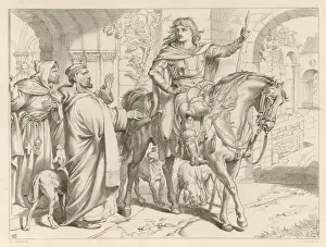 Hereward The Wake Imprime: Hereward & his Uncle