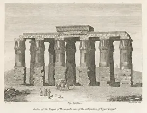 Upper Egypt Landmarks Imprime: Hermopolis Temple