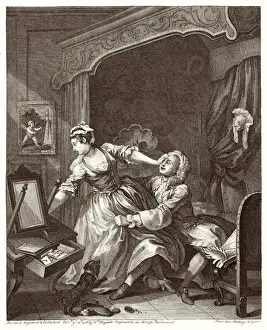 William Hogarth Imprime: Hogarth antes de después