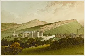 Edinburgh Cityscape Photography Imprime: Holyrood - Distant