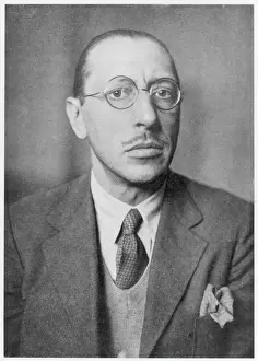 Impresiones de Músico ruso, Igor Stravinski (1882-1971) Igor Stravinsky Imprime: Igor Stravinski