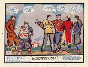 Vintage Golf Illustration Imprime: (insert)
