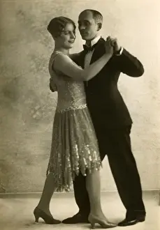 Vintage Couple Dancing Imprime: (insert)