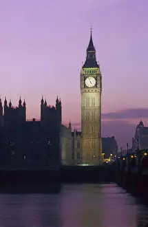 London Cityscape At Sunset Imprime: (insert)