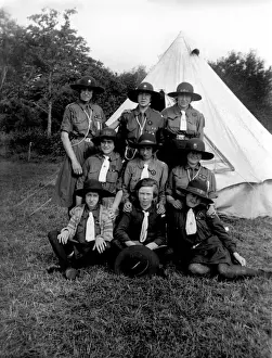 Vintage Scouting Photos Imprime: (insert)