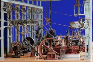 Transport History Images Imprime: Engineering workshop model