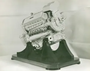 Motor del coche Napier Deltic