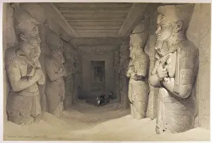 Egyptian Temple Architecture Imprime: Interior - Abu Simbel