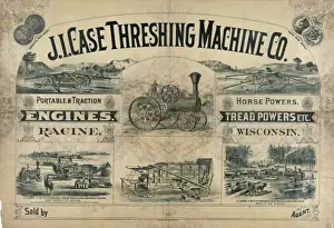 Classic Agricultural Machinery Imprime: J. I. Case Threshing Machine Co
