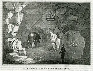Historical Sites In England Imprime: Jack Cades Cavern