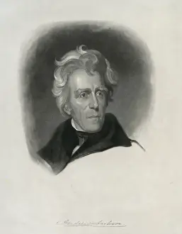 Andrew Jackson Lithograph Imprime: Jackson