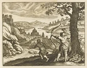 Historical Bible Events Imprime: Jonathan Warns David