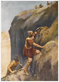 Biblical Illustrations Online Imprime: Jonathans Attack