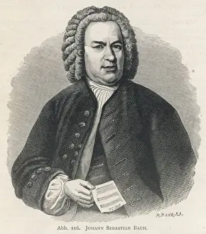 Baroque Era Musicians Imprime: Js Bach / Bone