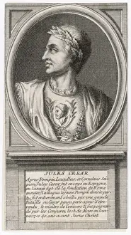 Roman Emperor Portrait Imprime: Julius Caesar (Anon)
