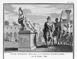 Alexander The Great Artwork Imprime: Julius Caesar Weeps
