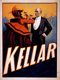 Antique Circus Posters Imprime: Kellar