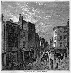 Kensington High Street History Imprime: Kensington High Street