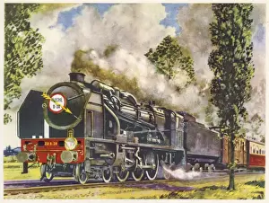 Golden Arrow Train Imprime: LA Fleche D or