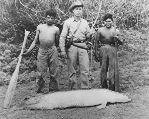 Fishing Village Life Imprime: A Large Catch