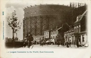 Túnel Imprime: El mayor gasómetro del mundo en el este de Greenhithe, Londres