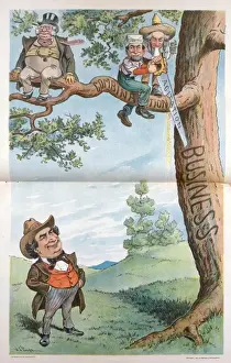 William Jennings Bryan Cartoon Imprime: The logical candidate and his logic