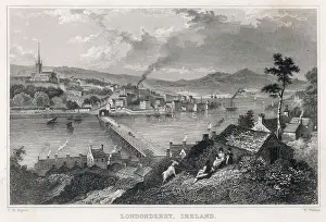 Irlanda Del Norte Imprime: Derry de Londres, Irlanda