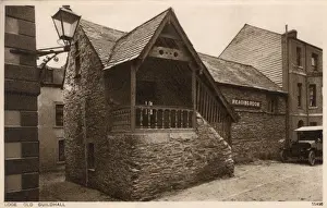 Historic Buildings In Cornwall Imprime: Looe, Cornwall - The Old Guildhall