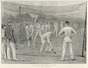 Lords Cricket Ground Imprime: LORDs NETS