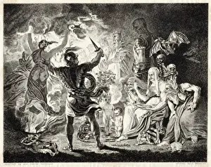 Shakespearean Art Prints Imprime: Macbeth / Apparitions