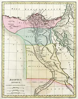 África Imprime: Mapa de Egipto Antiguo