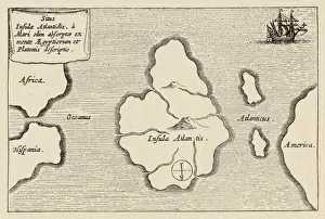 Carta de Atlántida/Kircher