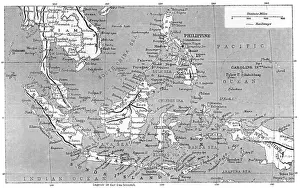 Indonesia Imprime: Carta de Malaísia en el año 1908