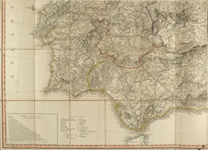 European History Maps Imprime: Map of Spain