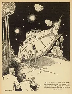 Science Fiction Art Imprime: microcosmic Buccaneers