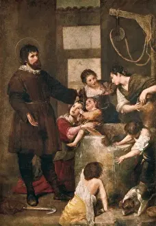 Alonso Cano Imprime: El Milagro en el Pozo.