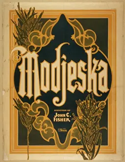 Vintage Theater Posters Imprime: Modjeska