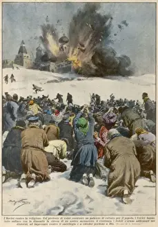 Russian Orthodox Monastery Imprime: Monastery Destroyed