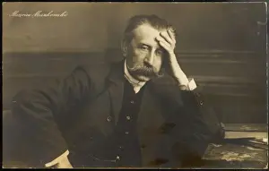 German Pianist Composer Imprime: Moszkowski / Postcard