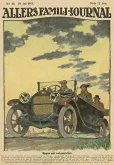 Historical Motoring Scene Imprime: A Motor Outing